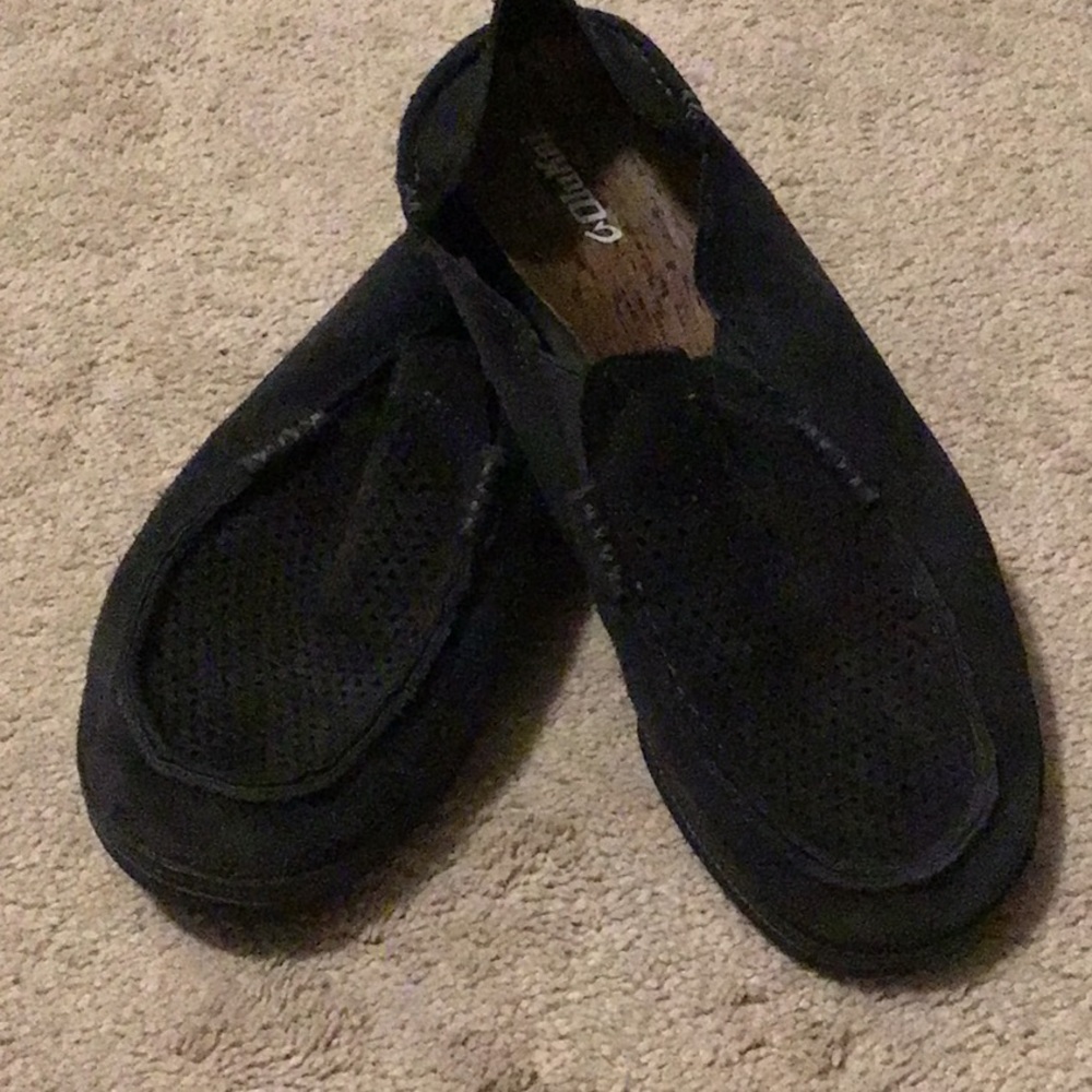 Men’s leather OluKai Moloa Kohana size 9.5 Navy
